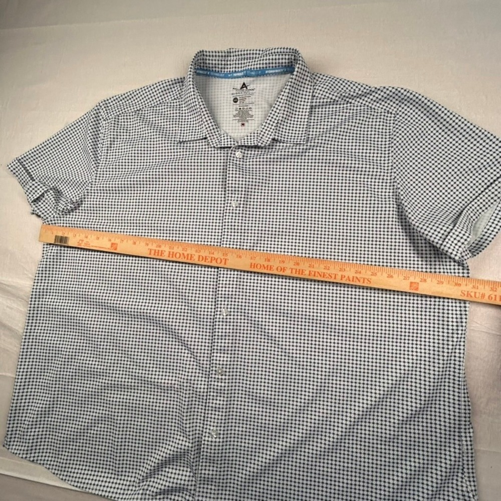 Arctic Cool MagnaReady Shirt Mens 4XL Magnetic Button Geometric Hydrofreeze X - Picture 6 of 8